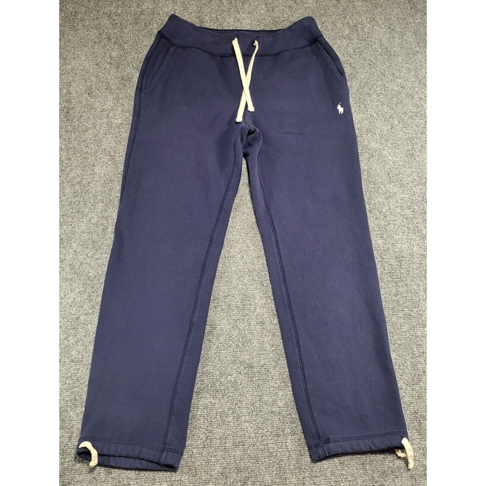 Polo Ralph Lauren Men's Fleece Drawstring Sweatpants Jogger Navy Blue Size Small